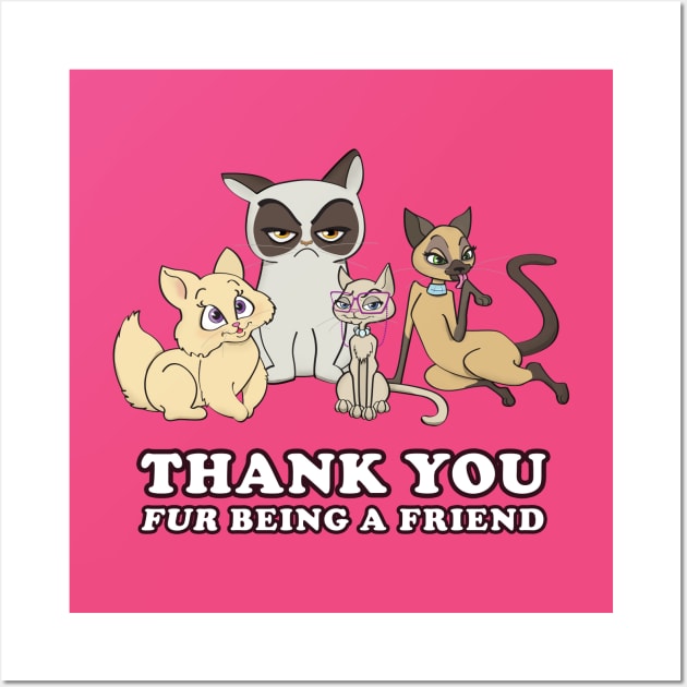 Thank You Fur Being a Friend!! Wall Art by Heyday Threads